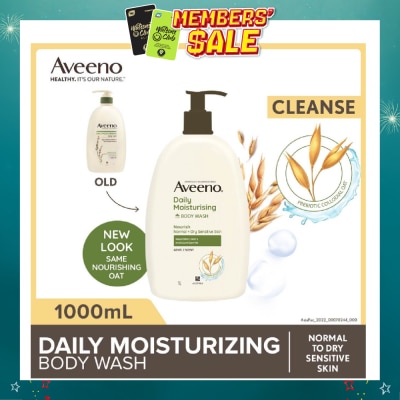 AVEENO - Daily Moisturizing Body Wash (Helps Replenish Skin’s Natural Moisture Suitable For Normal To Dry Skin) 1L