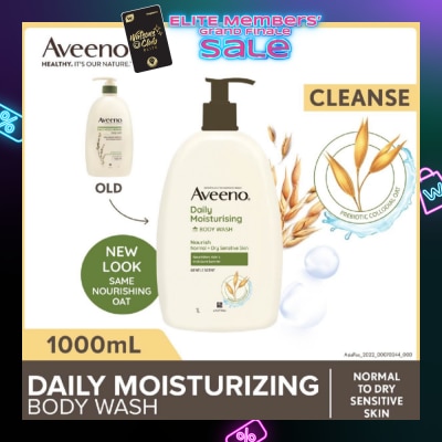 AVEENO Daily Moisturizing Body Wash (Helps Replenish Skin’s Natural Moisture Suitable For Normal To Dry Skin) 1L