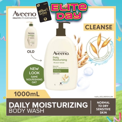 AVEENO - Daily Moisturizing Body Wash (Helps Replenish Skin’s Natural Moisture Suitable For Normal To Dry Skin) 1L