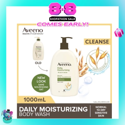 AVEENO - Daily Moisturizing Body Wash (Helps Replenish Skin’s Natural Moisture Suitable For Normal To Dry Skin) 1L