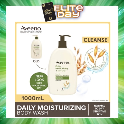AVEENO - Daily Moisturizing Body Wash (Helps Replenish Skin’s Natural Moisture Suitable For Normal To Dry Skin) 1L