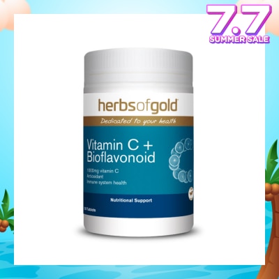 HERBS OF GOLD Vitamin C + Bioflavanoid Tablet (Immunity Boost) 120s