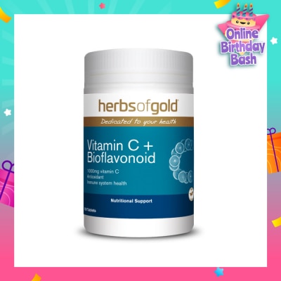 HERBS OF GOLD Vitamin C + Bioflavanoid Tablet (Immunity Boost) 120s