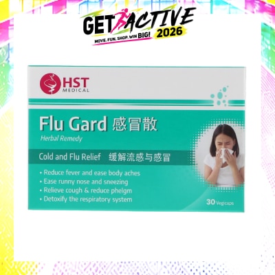 HST - Medical Flu Gard for Cold and Flu Relief Vegicap 30s image