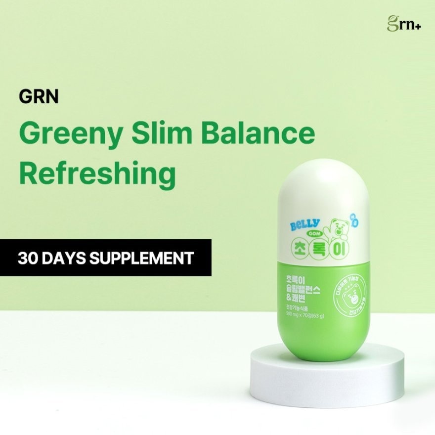 Bellygom Green Slim Balance Refreshing 30 Days Supplement Tablet 70s