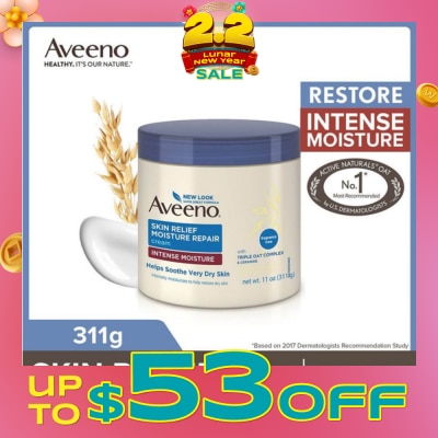 AVEENO Skin Relief Moisture Repair Cream Intense Moisture 311g