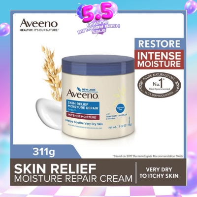 AVEENO - Skin Relief Moisture Repair Cream Intense Moisture 311g