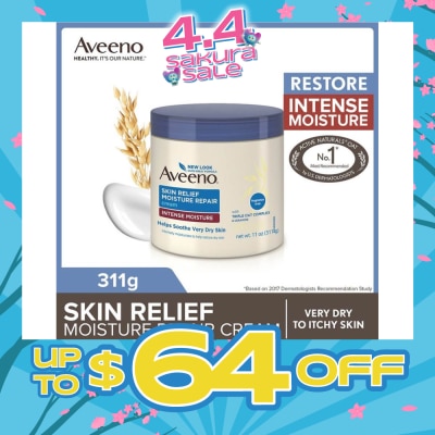 AVEENO - Skin Relief Moisture Repair Cream Intense Moisture 311g