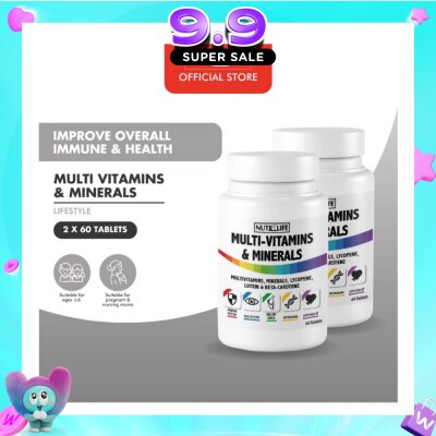 NUTRILIFE - Multi-Vitamins & Minerals Tablet Supplement Packset 60s x 2 image