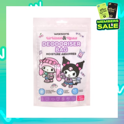 WATSONS Sanrio My Melody & Kuromi Moisture Absorber Deodoriser Bag 50g x 4s