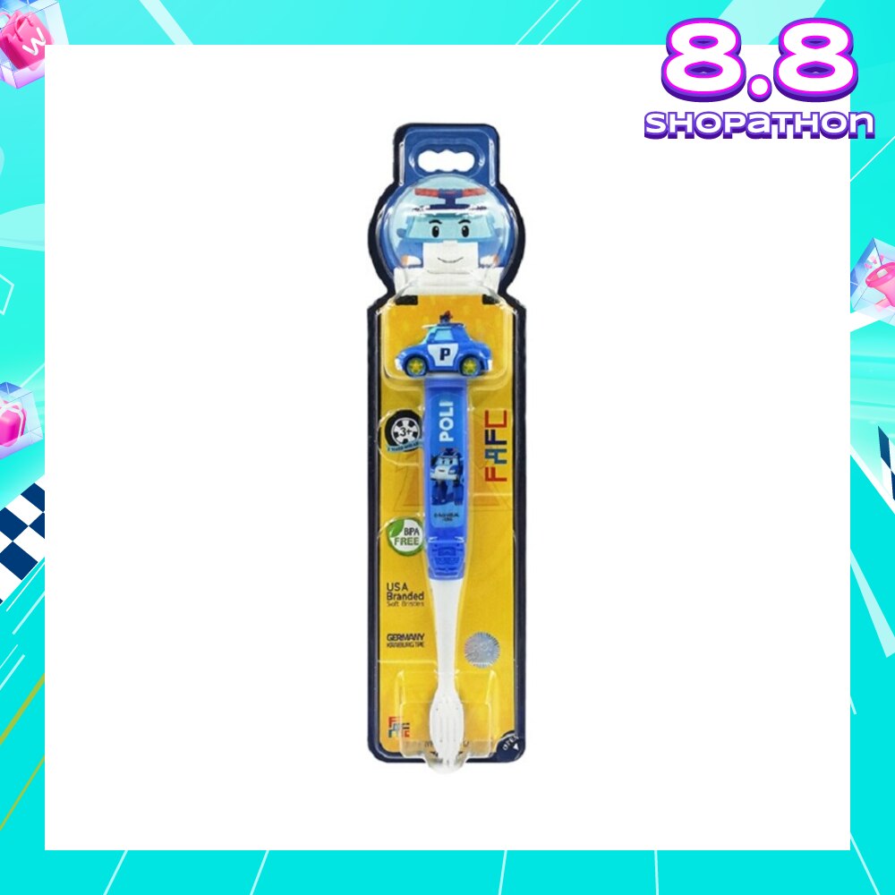 Robocar Poli Figurine Kids Toothbrush - Poli
