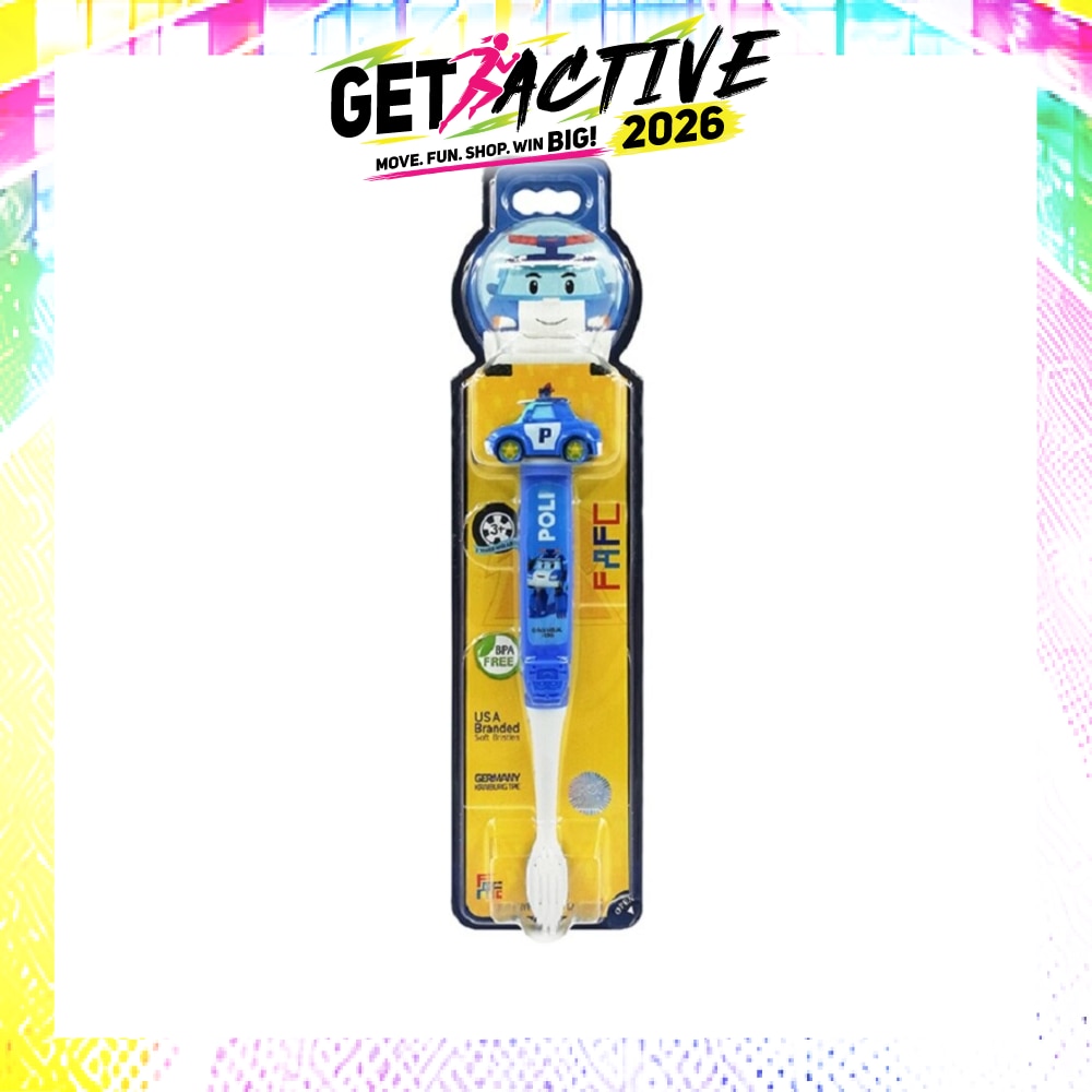 Robocar Poli Figurine Kids Toothbrush - Poli image