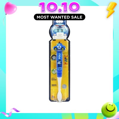 FAFC Robocar Poli Figurine Kids Toothbrush Poli image