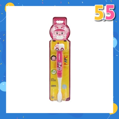 FAFC Robocar Poli Figurine Kids Toothbrush - Amber