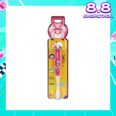 FAFC Robocar Poli Figurine Kids Toothbrush - Amber