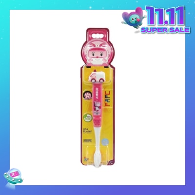 FAFC Robocar Poli Figurine Kids Toothbrush - Amber