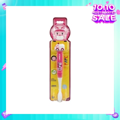 FAFC Robocar Poli Figurine Kids Toothbrush - Amber