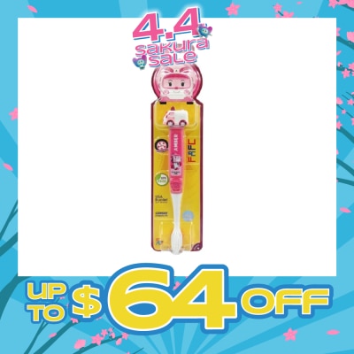 FAFC - Robocar Poli Figurine Kids Toothbrush - Amber