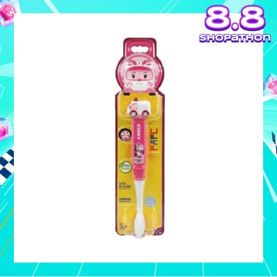 FAFC Robocar Poli Figurine Kids Toothbrush - Amber