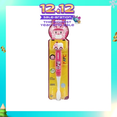 FAFC Robocar Poli Figurine Kids Toothbrush - Amber