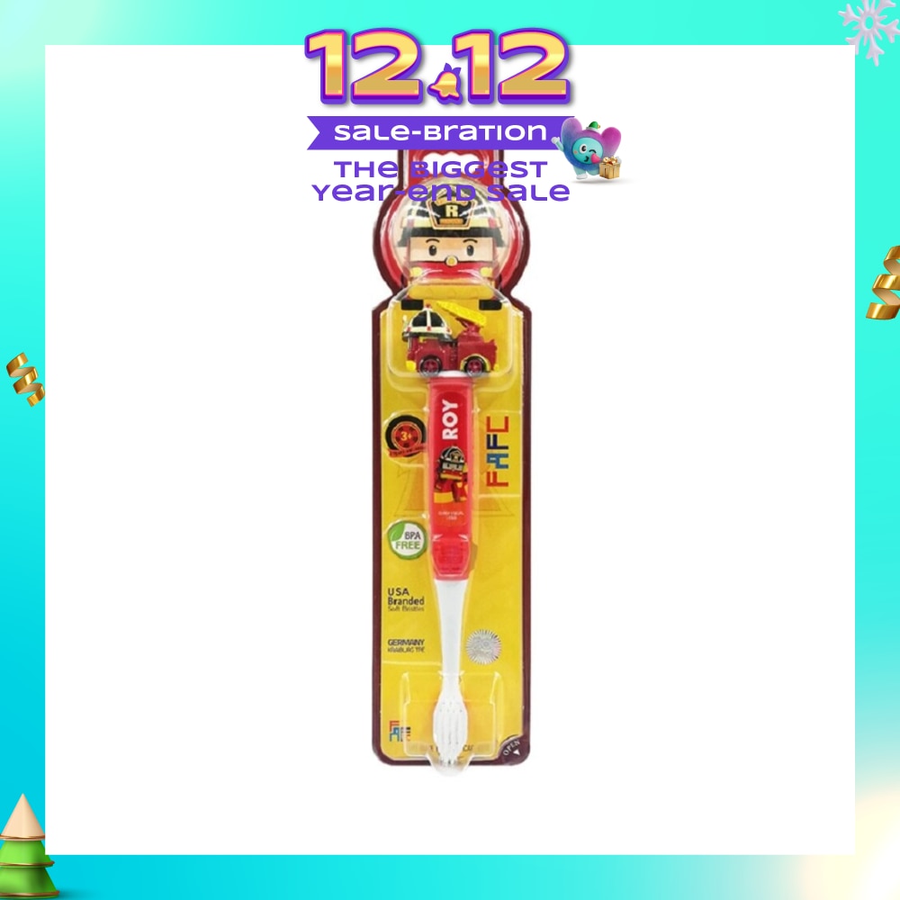 Robocar Poli Figurine Kids Toothbrush - Roy