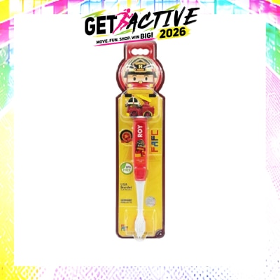 FAFC - Robocar Poli Figurine Kids Toothbrush - Roy image