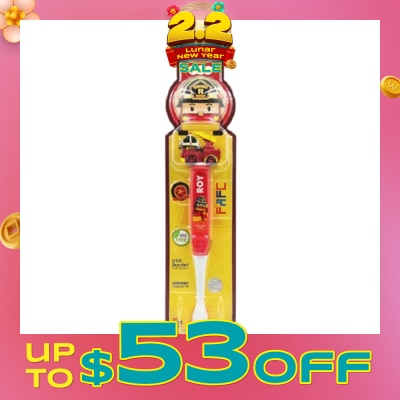 FAFC Robocar Poli Figurine Kids Toothbrush - Roy
