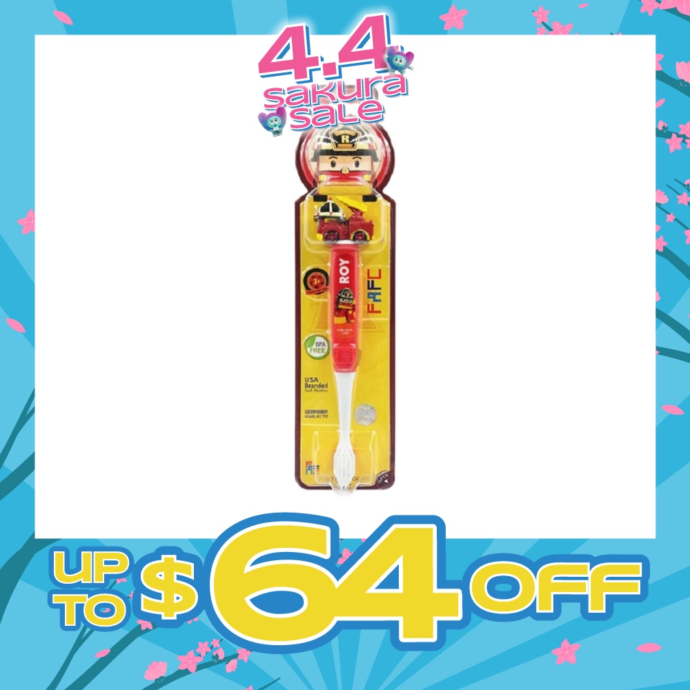 Robocar Poli Figurine Kids Toothbrush - Roy