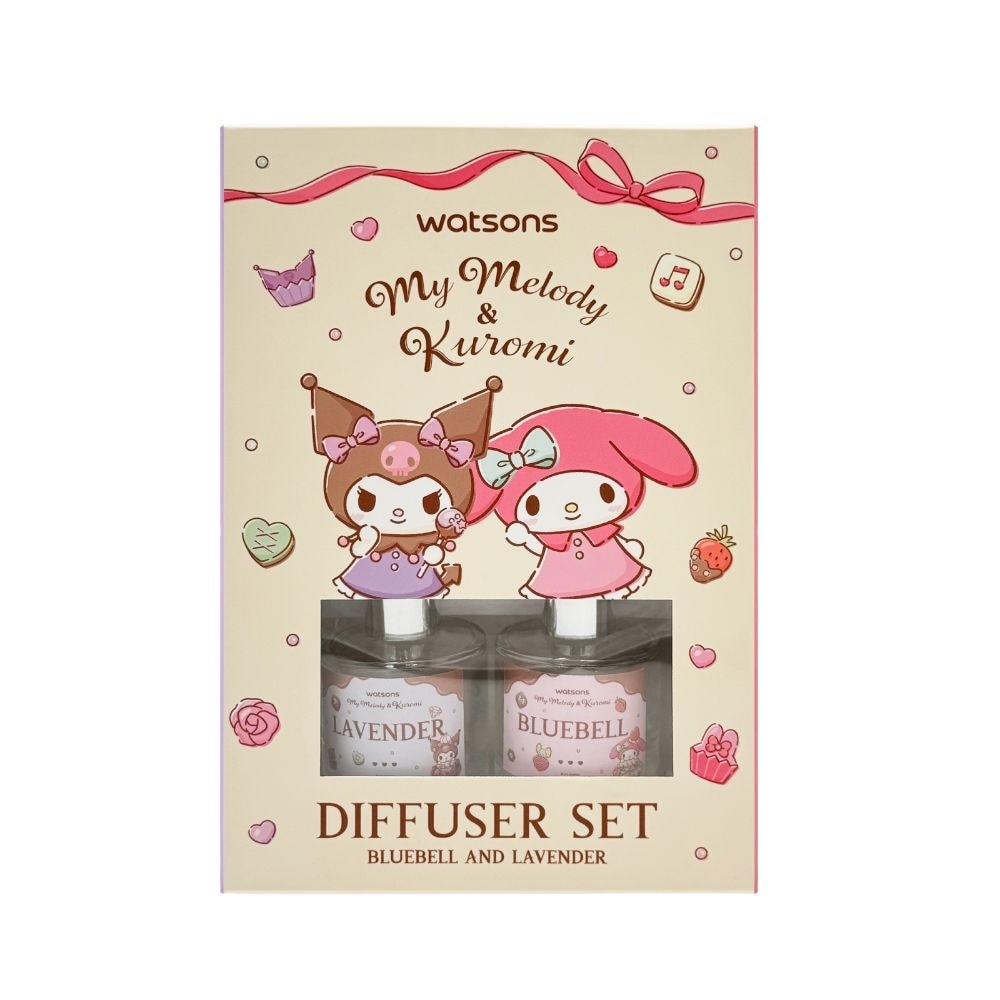 [XMAS GIFT] My Melody & Kuromi Diffuser 30ml Packset consists Bluebell & Lavender 2s