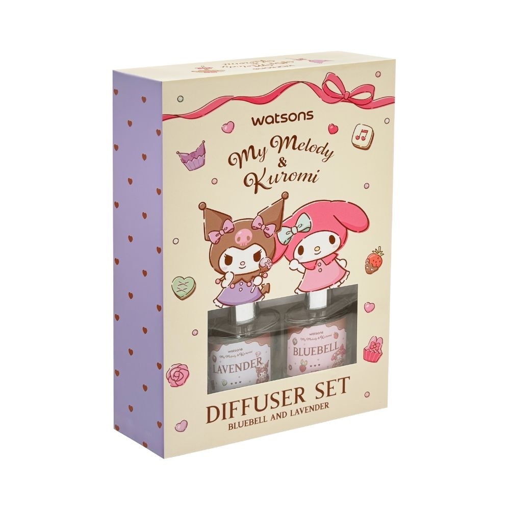 [XMAS GIFT] My Melody & Kuromi Diffuser 30ml Packset consists Bluebell & Lavender 2s