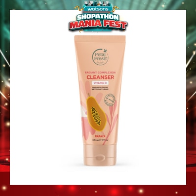 PETAL FRESH - Radiant Complexion Cleanser Papaya (To Brighten The Skin Complexion & Improves Skin Tone & Texture) 177ml