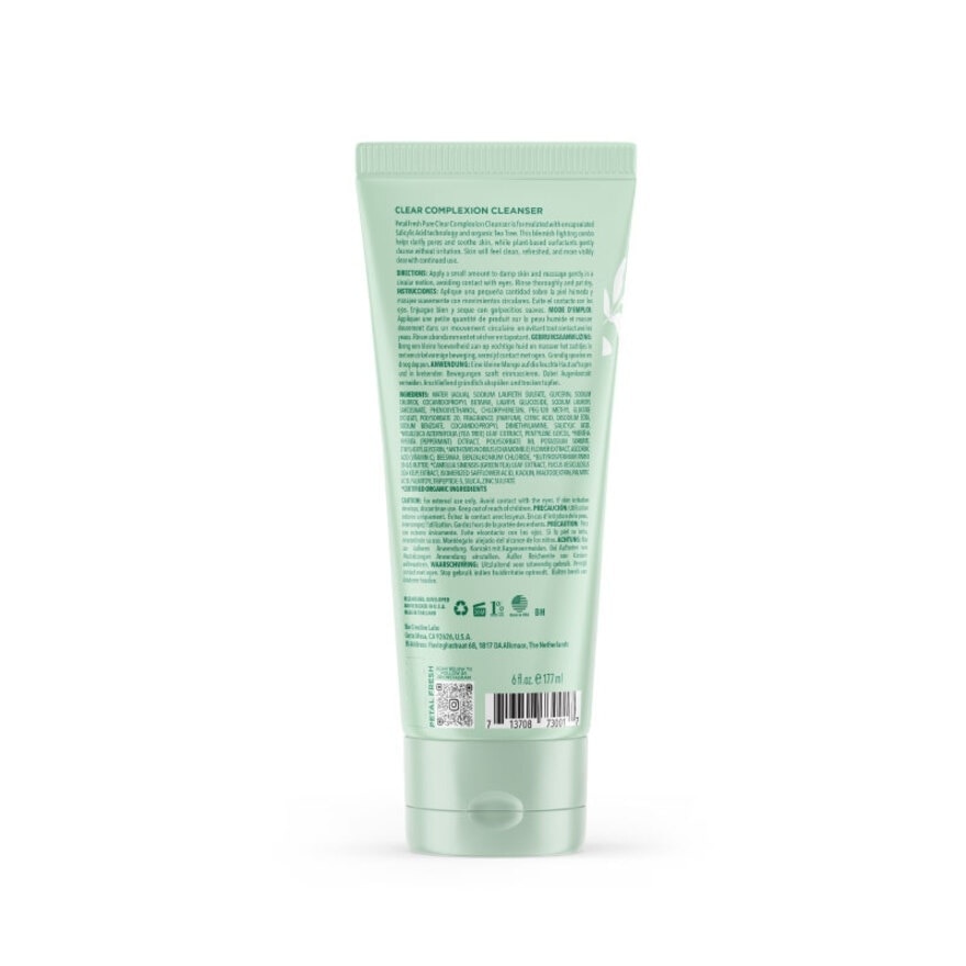 Clear Complexion Cleanser Tea Tree (To Help Unclog Pores, Reduce Redness & Soothe Irritated Skin) 177ml