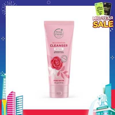 PETAL FRESH Rejuvenation Cleanser Rose Water (To Helps Soothe Skin Irritation & Improves Skin Elasticity & Texture) 177ml