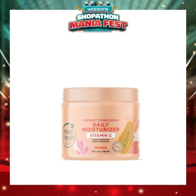 PETAL FRESH - Radiant Complexion Daily Moisturizer Papaya (To Brighten The Skin Complexion & Improves Skin Tone & Texture) 118ml