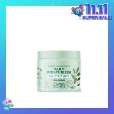 PETAL FRESH Clear Complexion Daily Moisturizer Tea Tree Aloe Vera (To Help Unclog Pores, Reduce Redness & Soothe Irritated Skin) 118ml