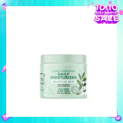 PETAL FRESH Clear Complexion Daily Moisturizer Tea Tree Aloe Vera (To Help Unclog Pores, Reduce Redness & Soothe Irritated Skin) 118ml