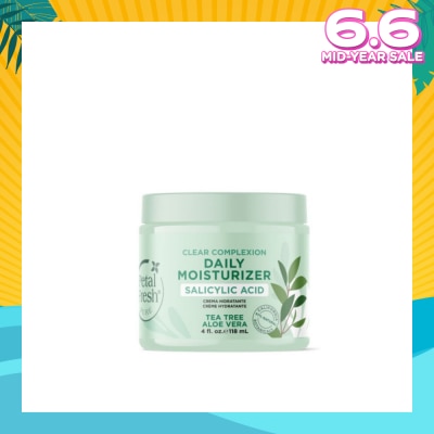PETAL FRESH Clear Complexion Daily Moisturizer Tea Tree Aloe Vera (To Help Unclog Pores, Reduce Redness & Soothe Irritated Skin) 118ml