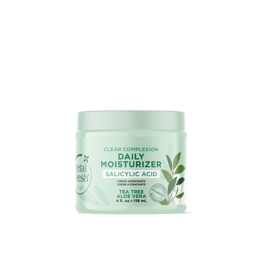 Clear Complexion Daily Moisturizer Tea Tree Aloe Vera (To Help Unclog Pores, Reduce Redness & Soothe Irritated Skin) 118ml