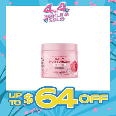 PETAL FRESH - Rejuvenation Daily Moisturizer Rose Water (To Helps Soothe Skin Irritation & Improves Skin Elasticity & Texture) 118ml