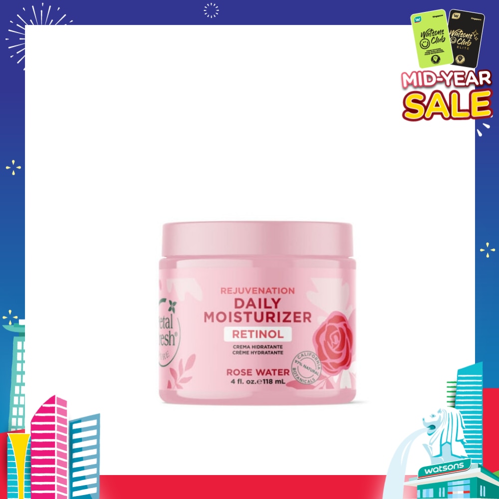 Rejuvenation Daily Moisturizer Rose Water (To Helps Soothe Skin Irritation & Improves Skin Elasticity & Texture) 118ml