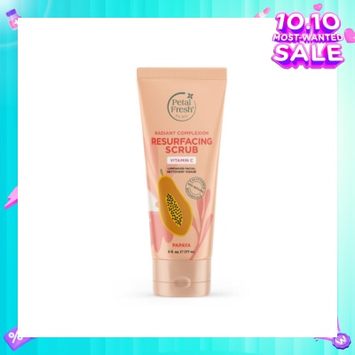 PETAL FRESH Radiant Complexion Resurfacing Scrub Papaya (To Brighten The Skin Complexion & Improves Skin Tone & Texture) 177ml