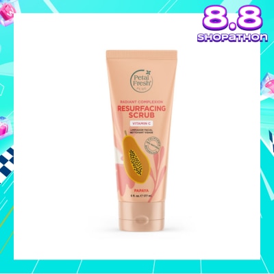 PETAL FRESH Radiant Complexion Resurfacing Scrub Papaya (To Brighten The Skin Complexion & Improves Skin Tone & Texture) 177ml