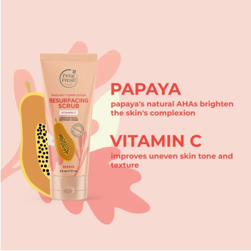 Radiant Complexion Resurfacing Scrub Papaya (To Brighten The Skin Complexion & Improves Skin Tone & Texture) 177ml