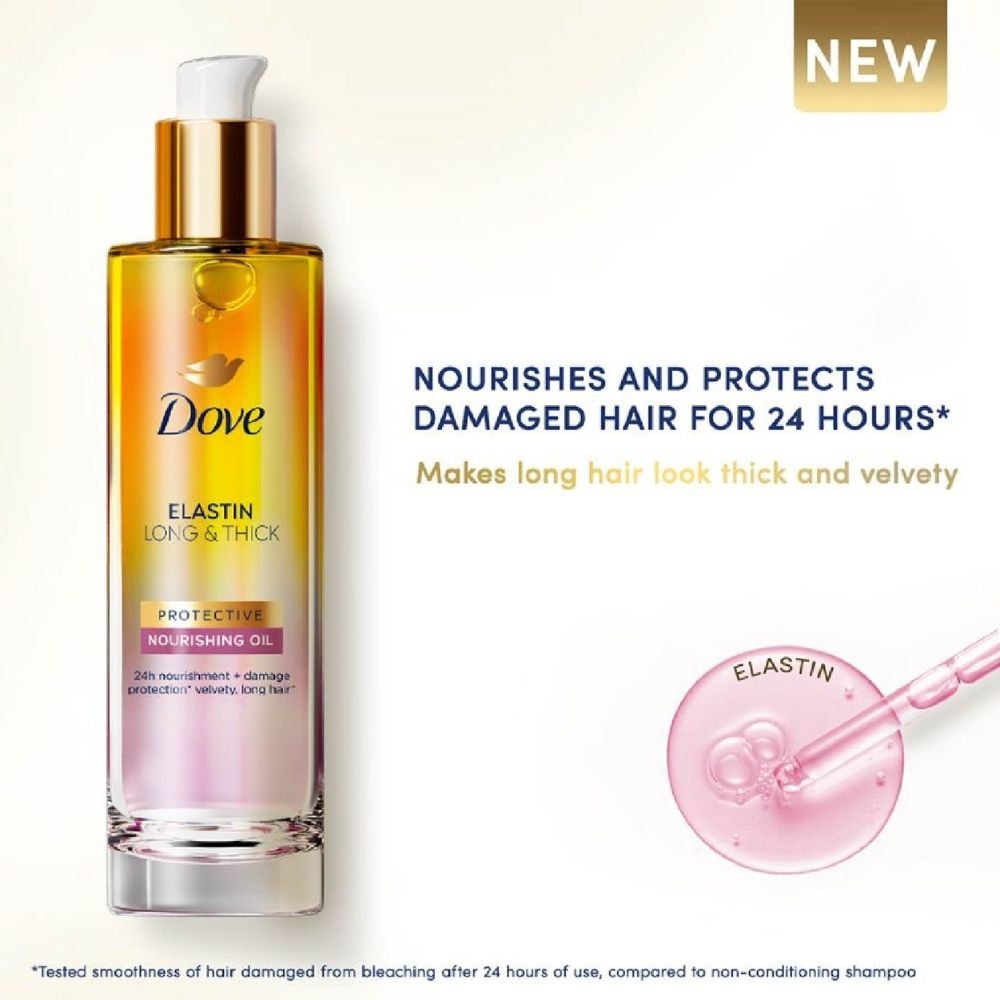 Elastin Long & Thick Protective Nourishing Oil (For Fragile Limp Hair) 95ml