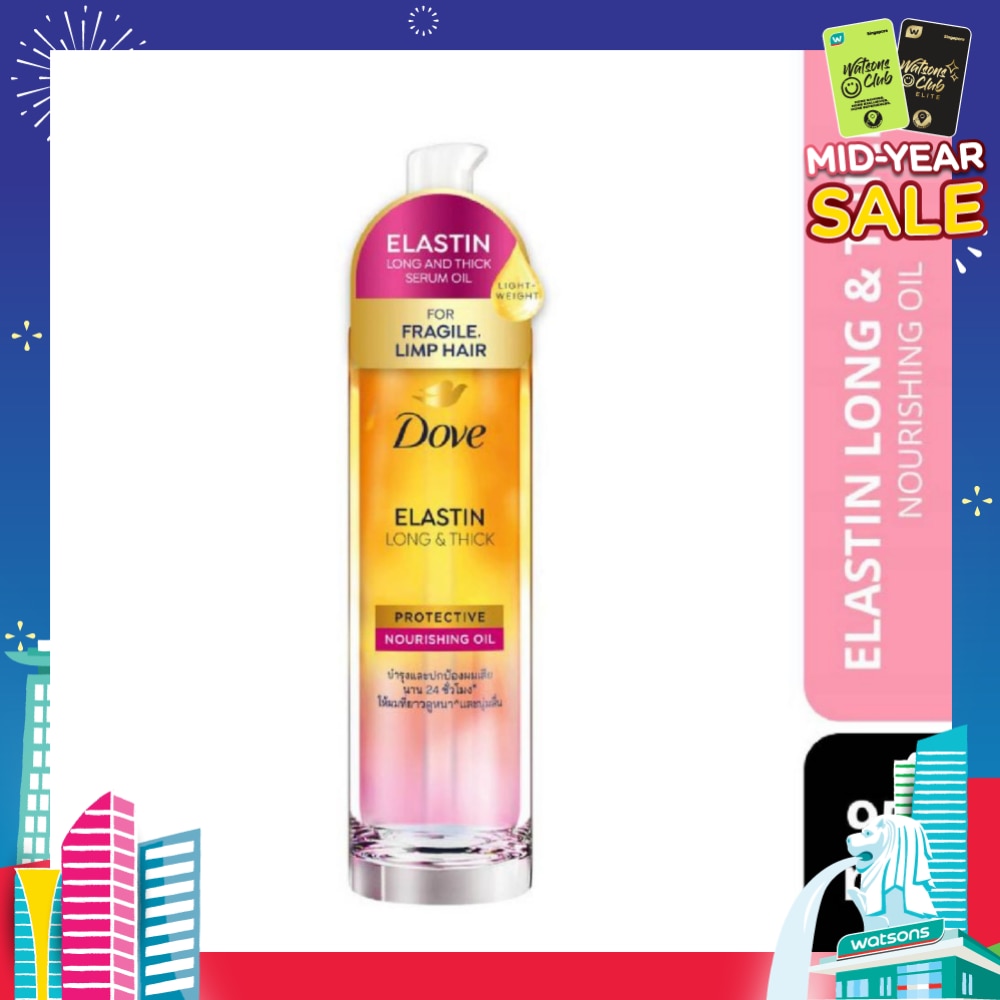 Elastin Long & Thick Protective Nourishing Oil (For Fragile Limp Hair) 95ml