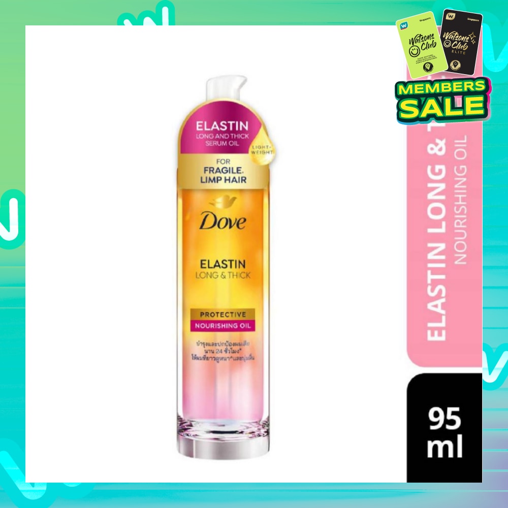 Elastin Long & Thick Protective Nourishing Oil (For Fragile Limp Hair) 95ml