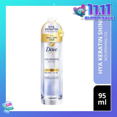 DOVE Hya Keratin Shine Protective Nourishing Serum Oil (For Dull & Dry Hair) 95ml