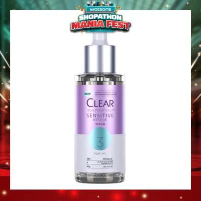CLEAR - Scalpceuticals 3 Fortify Sensitive Rescue Serum (Silicone, Colorants & Parabens Free) 45ml (Expiry: Jun`2027)