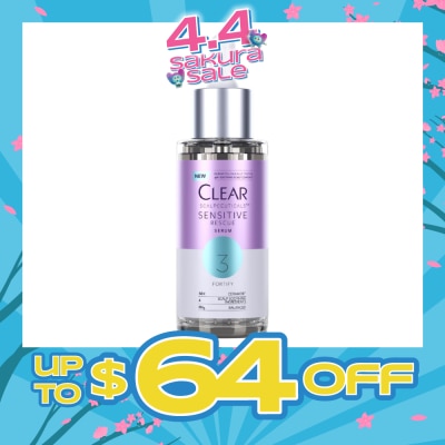 CLEAR - Scalpceuticals 3 Fortify Sensitive Rescue Serum (Silicone, Colorants & Parabens Free) 45ml