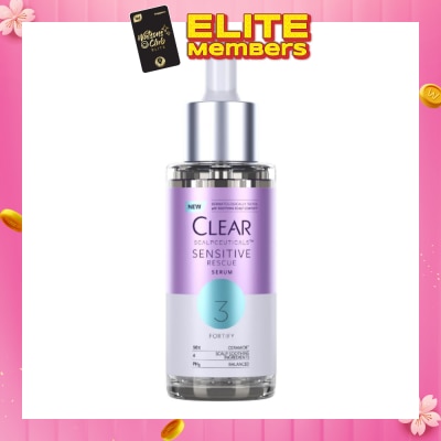 CLEAR Scalpceuticals 3 Fortify Sensitive Rescue Serum (Silicone, Colorants & Parabens Free) 45ml